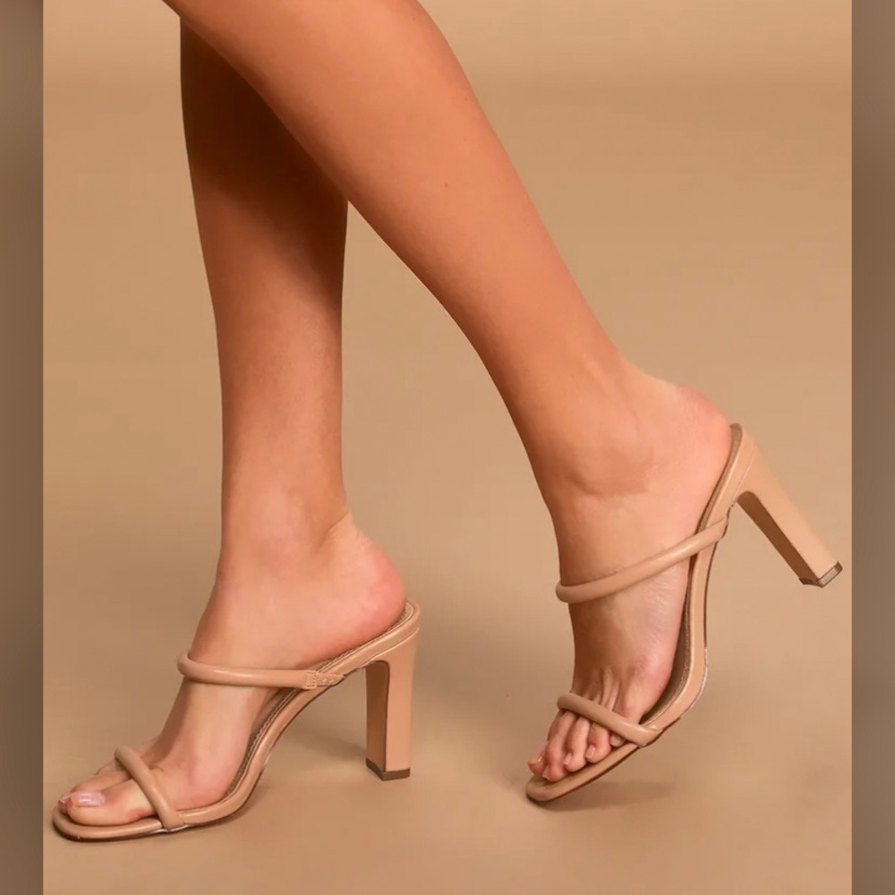 Xena Light Nude High Heel Sandals